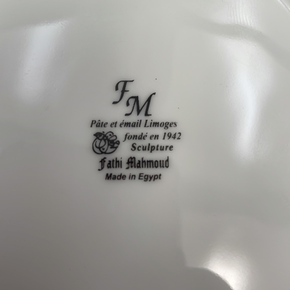 FM 1942 Fathi Mahmoud Made in Egypt. 11" by 7.5"  Plate Pharaoh - Picture 3 of 7